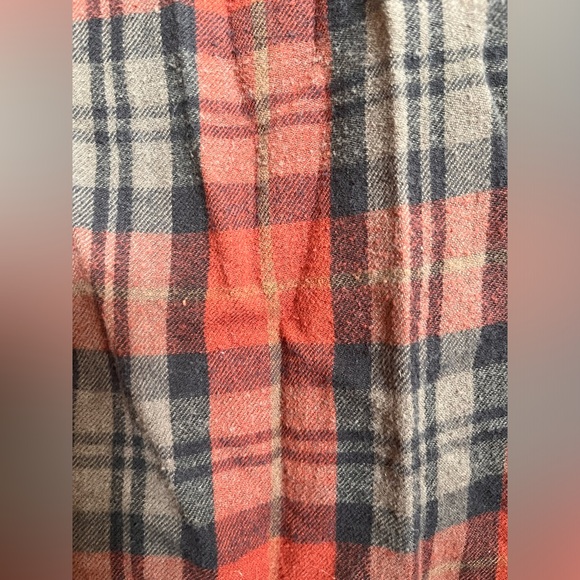 Angie Red and Green Plaid Flannel Button Up, Ladies’ Size Medium - Picture 7 of 7